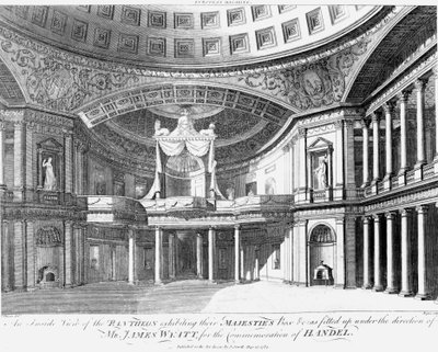 An inside view of the Pantheon, Oxford Street, London, 1784 by John Dixon